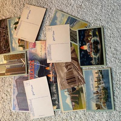 Lot of Vintage Postcards, New York, Chicago & Detroit
