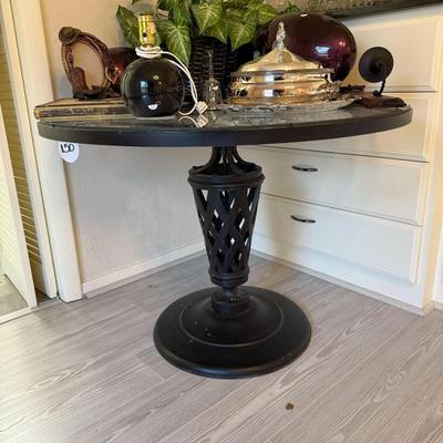 Lot 8: Table, Glassware & More