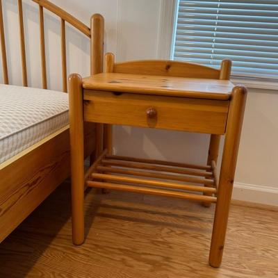 937 Pair of Pine IKEA Night Stands