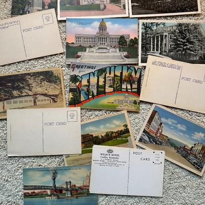 Lot of Vintage Postcards, Ohio, Philly, Kentucky, Ohio