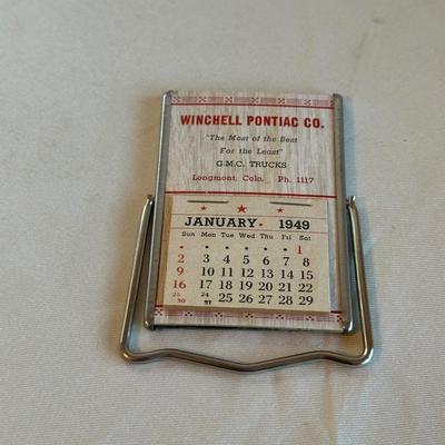 GM AUTO VISOR MIRROR, ADVERTISING ASHTRAY AND CALENDAR MIRROR