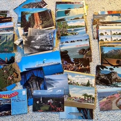 Lot of Vintage Postcards, Disneyland & Areas of CA