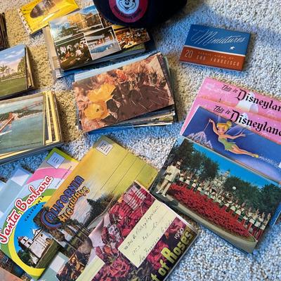 Lot of Vintage Postcards, Disneyland & Areas of CA