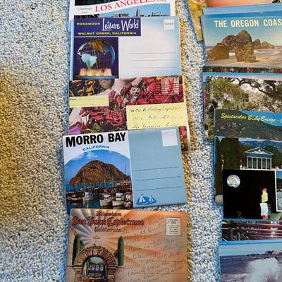 Lot of Vintage Postcards, Disneyland & Areas of CA