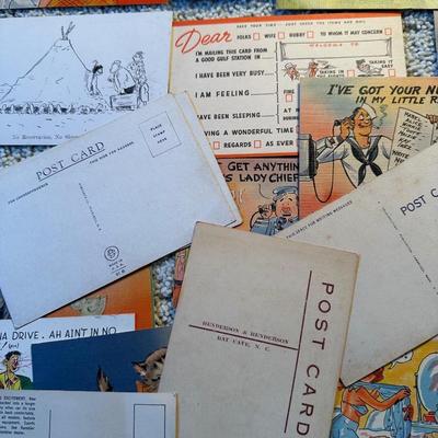 Lot of Vintage Postcards, Cartoons & Humor