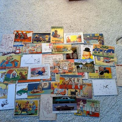 Lot of Vintage Postcards, Cartoons & Humor
