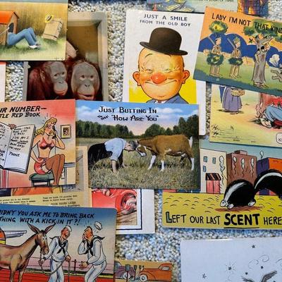 Lot of Vintage Postcards, Cartoons & Humor