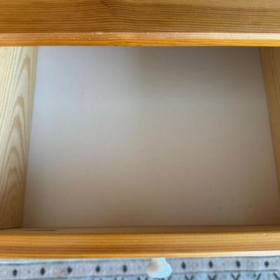 942 Pine Bookshelf Dresser Combo