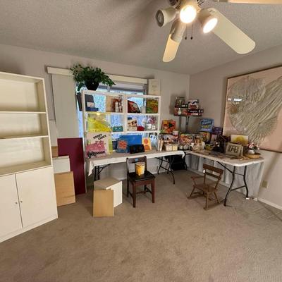 Lot 10: Game Room Selection & White Shelf on Left