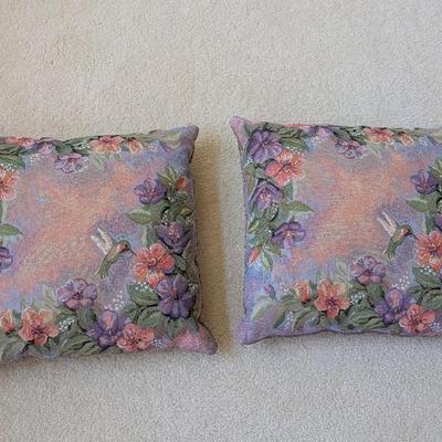 Hummingbird Throw Pillow Covers (FD)