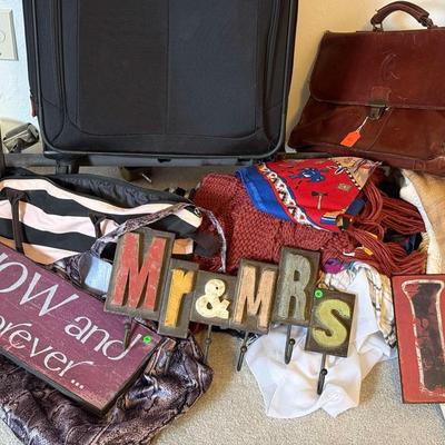 Lot 14: Bed Frame, Luggage & More