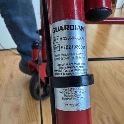 948 Guardian Walker With Seat & Accessories