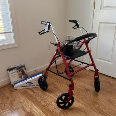 948 Guardian Walker With Seat & Accessories