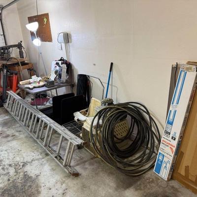 Lot 21: Ladder, Tools & More
