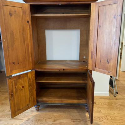 955 Armoire Red & Green Entertainment Cabinet