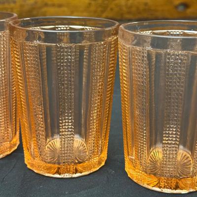 Lot of Vintage Pink Depression Glass