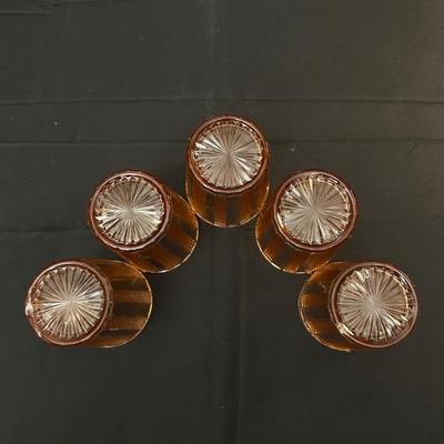 Lot of Vintage Pink Depression Glass