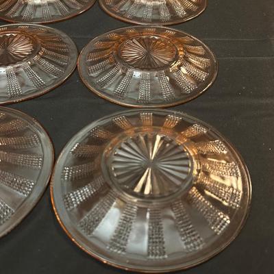 Lot of Vintage Pink Depression Glass