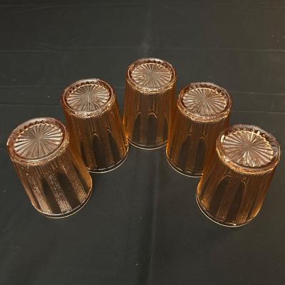 Lot of Vintage Pink Depression Glass