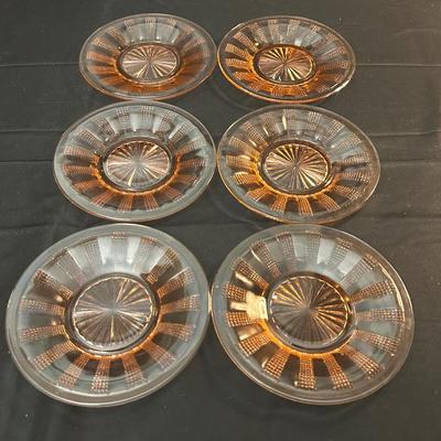 Lot of Vintage Pink Depression Glass