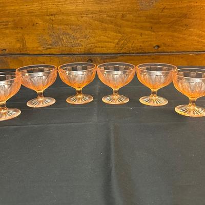 Lot of Vintage Pink Depression Glass