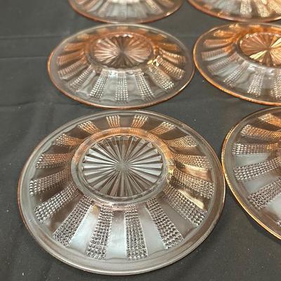 Lot of Vintage Pink Depression Glass