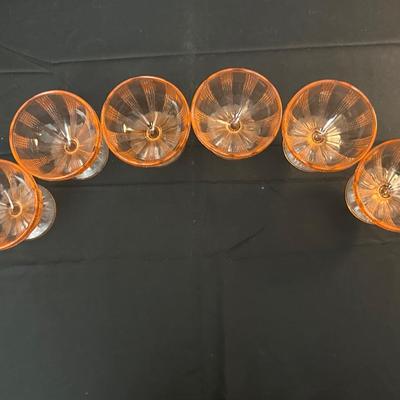 Lot of Vintage Pink Depression Glass