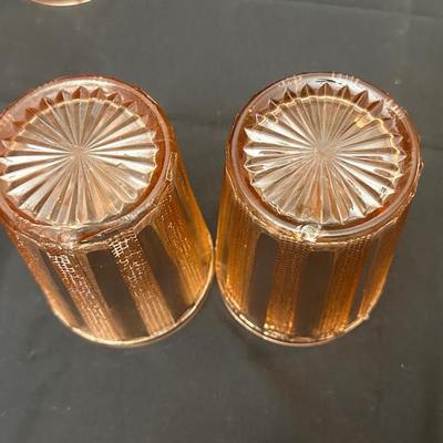 Lot of Vintage Pink Depression Glass