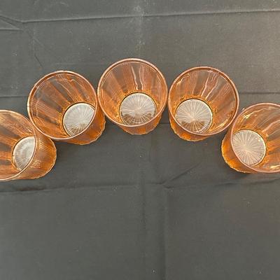 Lot of Vintage Pink Depression Glass