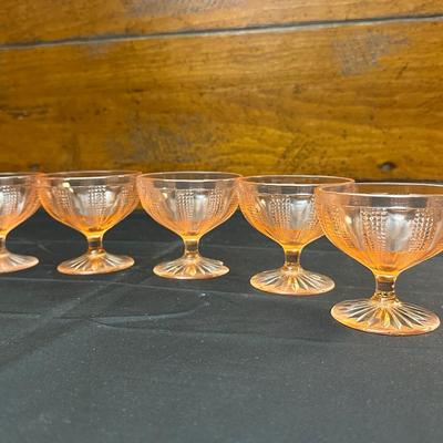 Lot of Vintage Pink Depression Glass