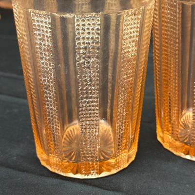 Lot of Vintage Pink Depression Glass