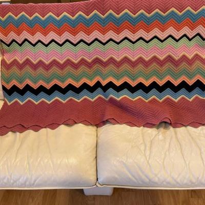 968 Flame Stitch Crochet Blanket
