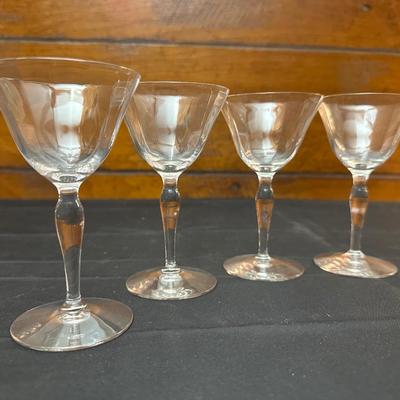 Vintage Cordial Glasses