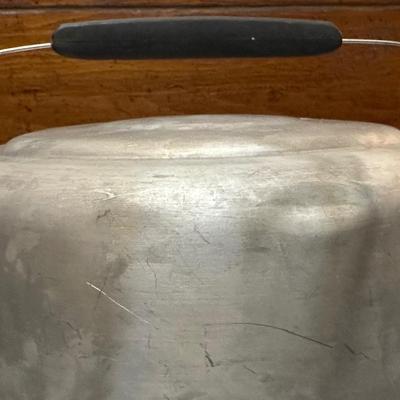 Vintage Mirro Aluminum Cake Plate And Cover and Bundt Cake Pan