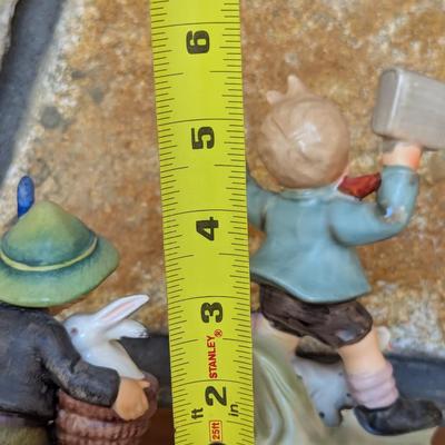 Napcoware Boy & His Dog & Hummel West Germany Playmates (FR)