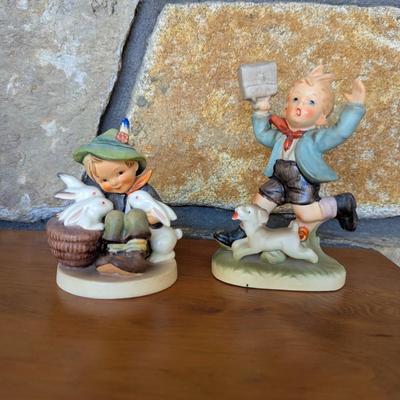 Napcoware Boy & His Dog & Hummel West Germany Playmates (FR)