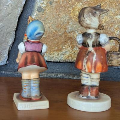 Vintage Hummel West Germany Little Helper With Label & Sister (FR)