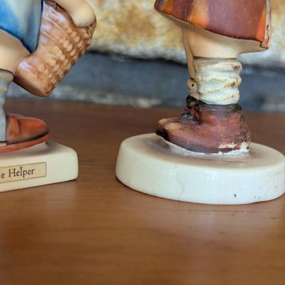 Vintage Hummel West Germany Little Helper With Label & Sister (FR)