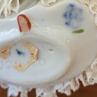 Dresden Porcelain Lace Weave Figurine (FR)