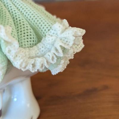 Dresden Porcelain Lace Weave Ballerina Figurine (FR)