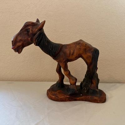 CM RUSSELL "TALES OF THE OLD WEST" 4 FAMOUS WESTERN PAINTINGS AND A HORSE STATUE
