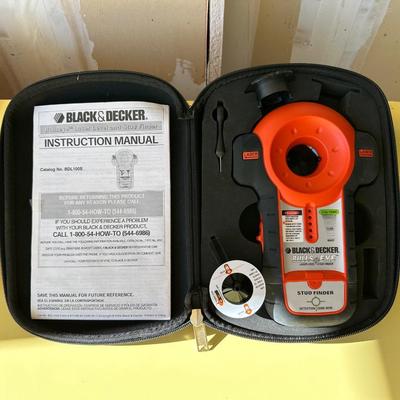 DRILL BIT SET, BULLS-EYE STUD FINDER AND CRESCENT WRENCH