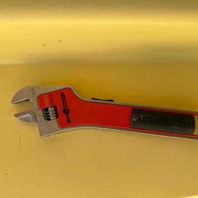 DRILL BIT SET, BULLS-EYE STUD FINDER AND CRESCENT WRENCH