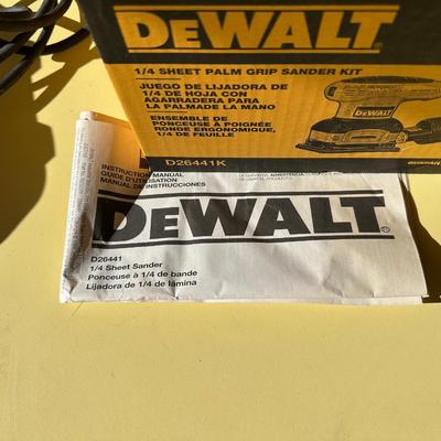 RTX ROTARY TOOL AND A DEWALT PALM SANDER
