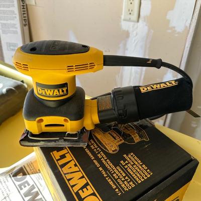 RTX ROTARY TOOL AND A DEWALT PALM SANDER