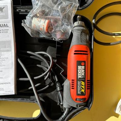 RTX ROTARY TOOL AND A DEWALT PALM SANDER