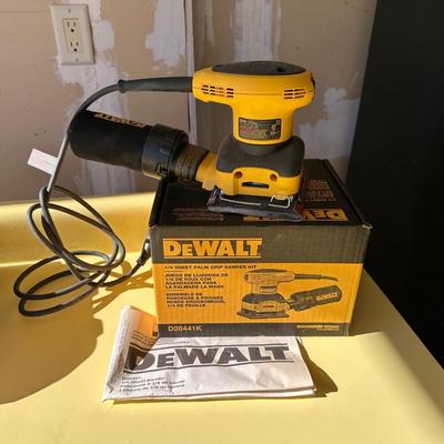 RTX ROTARY TOOL AND A DEWALT PALM SANDER