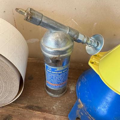 CORDLESS DRILL AND A VARIETY OF USEFUL ITEMS
