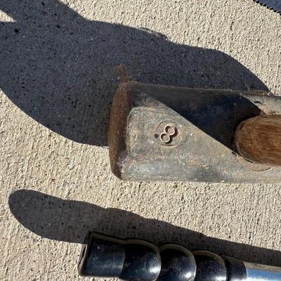 SLEDGE HAMMER, HAND SAW, LOPERS AND CLIPPERS