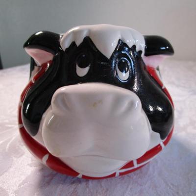 Ceramic cow mug